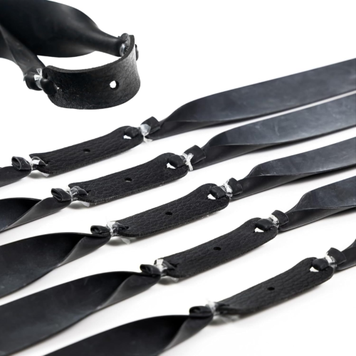 5Pcs Slingshot Bands Powerful Professional Elastic Rubber Catapult Shooting Flat