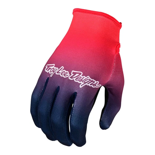 Troy Lee Designs Flowline MX / MTB Bicycle Gloves Faze Red/Navy Large CLOSEOUT