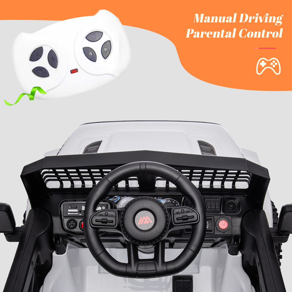 Kids Ride on Car Toy 12V Electric Power Wheels Truck w/Remote Control ...