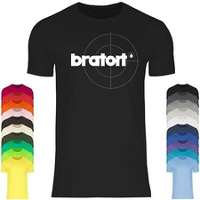 T-shirt uomo Bratort Grill BBQ Grillmeister parodia bistecca barbecue barbecue