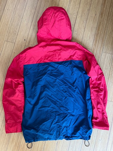 Men's OBEY Reversible Rain Jacket - Red/Blue & Camo - XXL - Picture 6 of 9