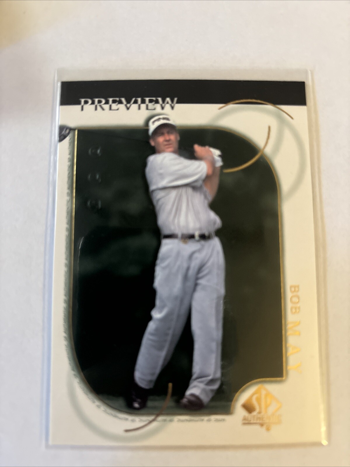 2001 SP Authentic Preview - #6 Bob May (RC)