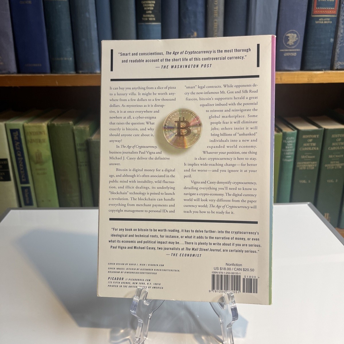 The Age of Cryptocurrency : How Bitcoin and the Blockchain Are  Challenging... 9781250081551| eBay