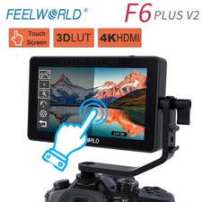 US FEELWORLD F6 Plus V2 6'' 1920x1080 4K HDMI 3D LUT DSLR Camera Field Monitor