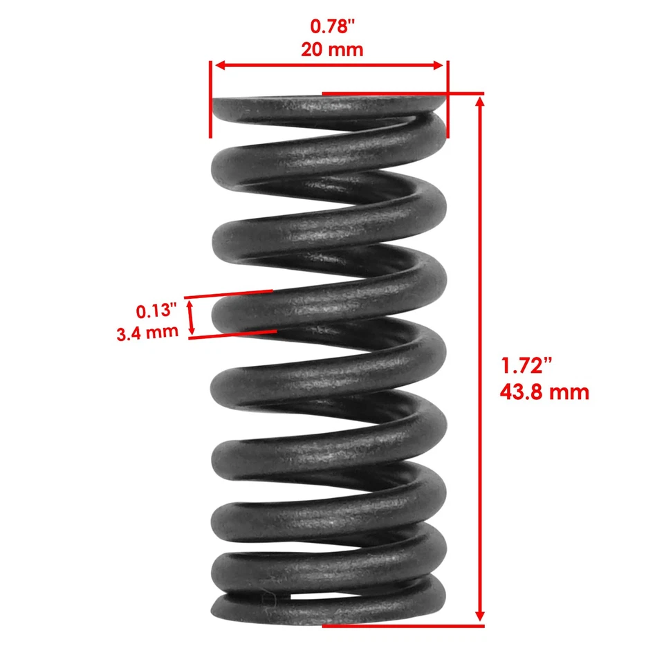 Kit de junta de válvula de escape de admissão de cabeça de cilindro compatível com Honda CRF250X 2004-2017 - Imagem 4 de 4