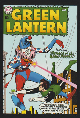   GREEN LANTERN #01, DC Comics COMIC-POSTKARTE NEU *Superhelden *Clown