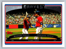 2006 Topps #328 Marcus Giles Chipper Jones Atlanta Braves