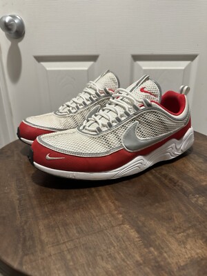 Size 14 - Nike Air Zoom Spiridon 16 White Silver Red
