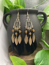 4.5  Gold-tone Earring Set Bohemian Retro Drop Dangle New Free Ship B4354