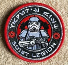 501st LEGION Combat Tactical Black Ops Iron On STAR WARS Patch