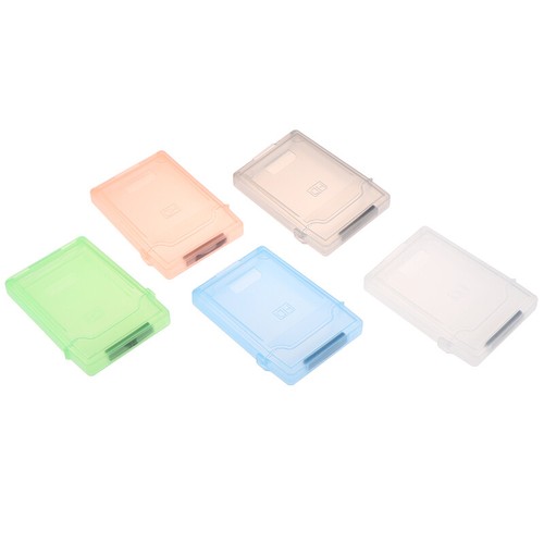 2.5'' IDE SATA HDD Hard Drive Disk Plastic Storage Box Case Enclosure CoverB-j - Photo 7/17
