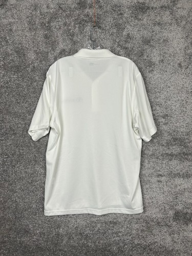 CornerStone Polo Shirt Men's Large White Camel Expeditionary Embroidered Logo - Picture 8 of 9