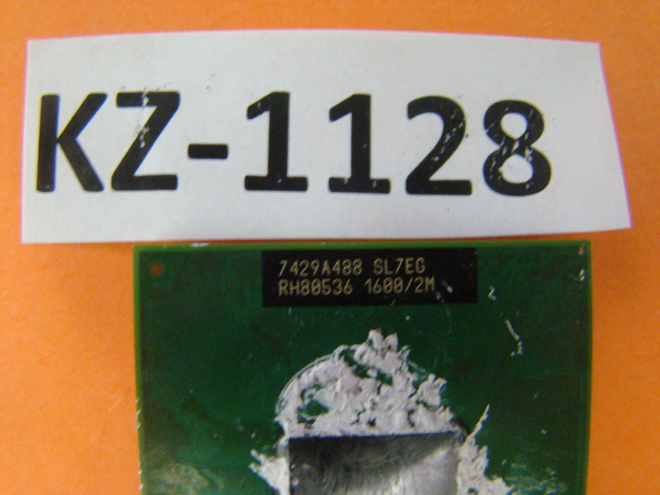 Intel Pentium IV CPU 1600mhz/2M SL7EG Notebook Mobile CPU #Kz-1128 - Image 2 of 2