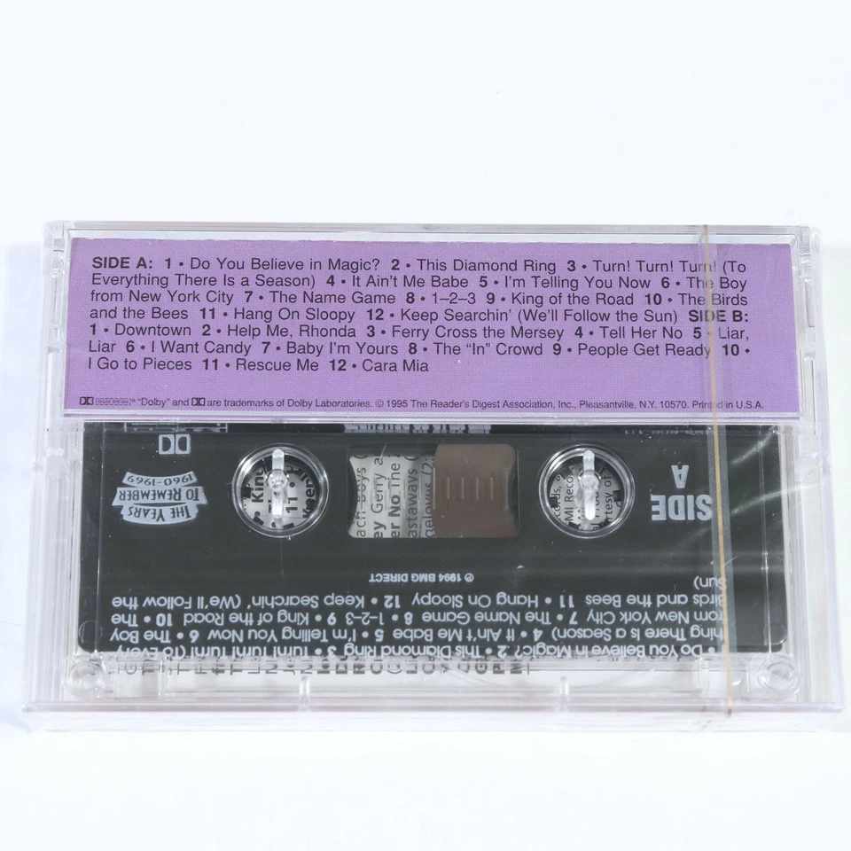 Reader's Digest The Year To Remember 1965 Cassette Tape 1995 Sealed NEW - RARE - Image 2 of 4