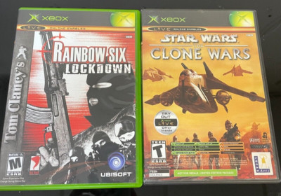 Xbox Game Pack: Rainbow Six Lockdown and Star Wars The Clone Wars Tetris Worlds
