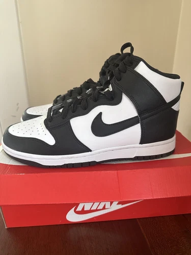 Nike Dunk High Retro Black and White "Panda" Men Size - 9.5