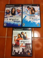 3 Singstar games Playstation 2 Singstar Country Pop & Rocks! books NICE PS2 L@@K