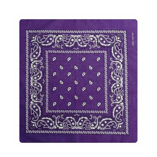 1-2 Stück Bandana 100 % Baumwolle Paisleymuster doppelseitiger Schal Kopf Hals Gesichtsmaske - Bild 41 von 41