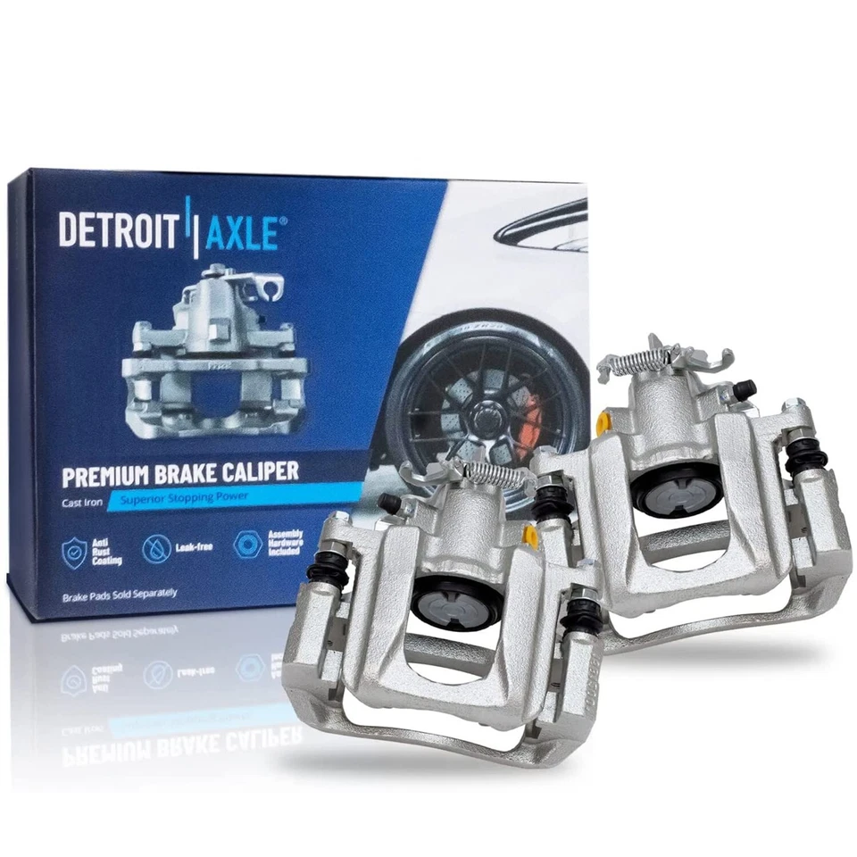 Rotores traseros perforados pinzas pastillas de freno para Town & Country Grand Caravan 2008-12 Foto 4 de 4