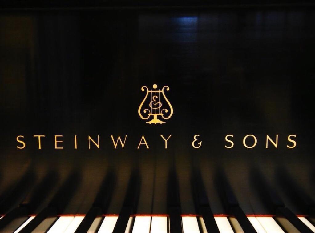 Steinway & Sons Grand Piano Sticker 2 set Decal Length: 25cm 9.8