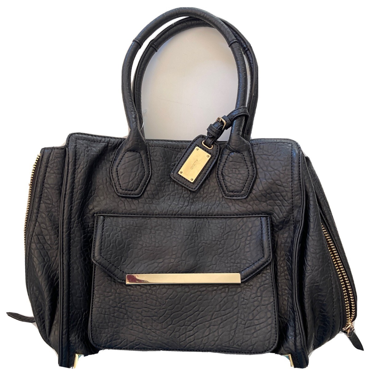 ALDO BLACK BAG PURSE RN# 82384 CA# 14383 - Nice | eBay
