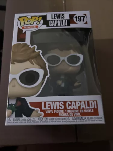 Funko Pop Rocks: Lewis Capaldi - Lewis Capaldi Vinyl Figure #52938 Mint Box