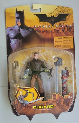 NEW DC MULTIVERSE BATMAN BEGINS DUCARD W/ WEAPONS ACTION FIGURE! C67