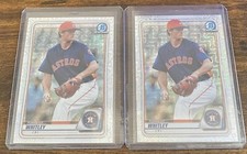 Forrest Whitley 2020 Bowman Prospects Chrome Mojo Refractor #BCP-70 Lot (2)