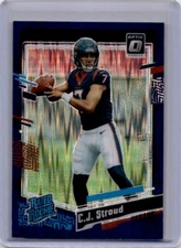 2023 DOnruss Optic Purple Shock C.J. Stroud Rated Rookie #244 Houston Texans