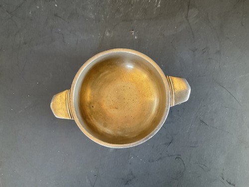 ANTIQUE ASA LINES Silver Soldered Sugar BOWL TRAIN OR SHIP ? - Picture 5 of 7
