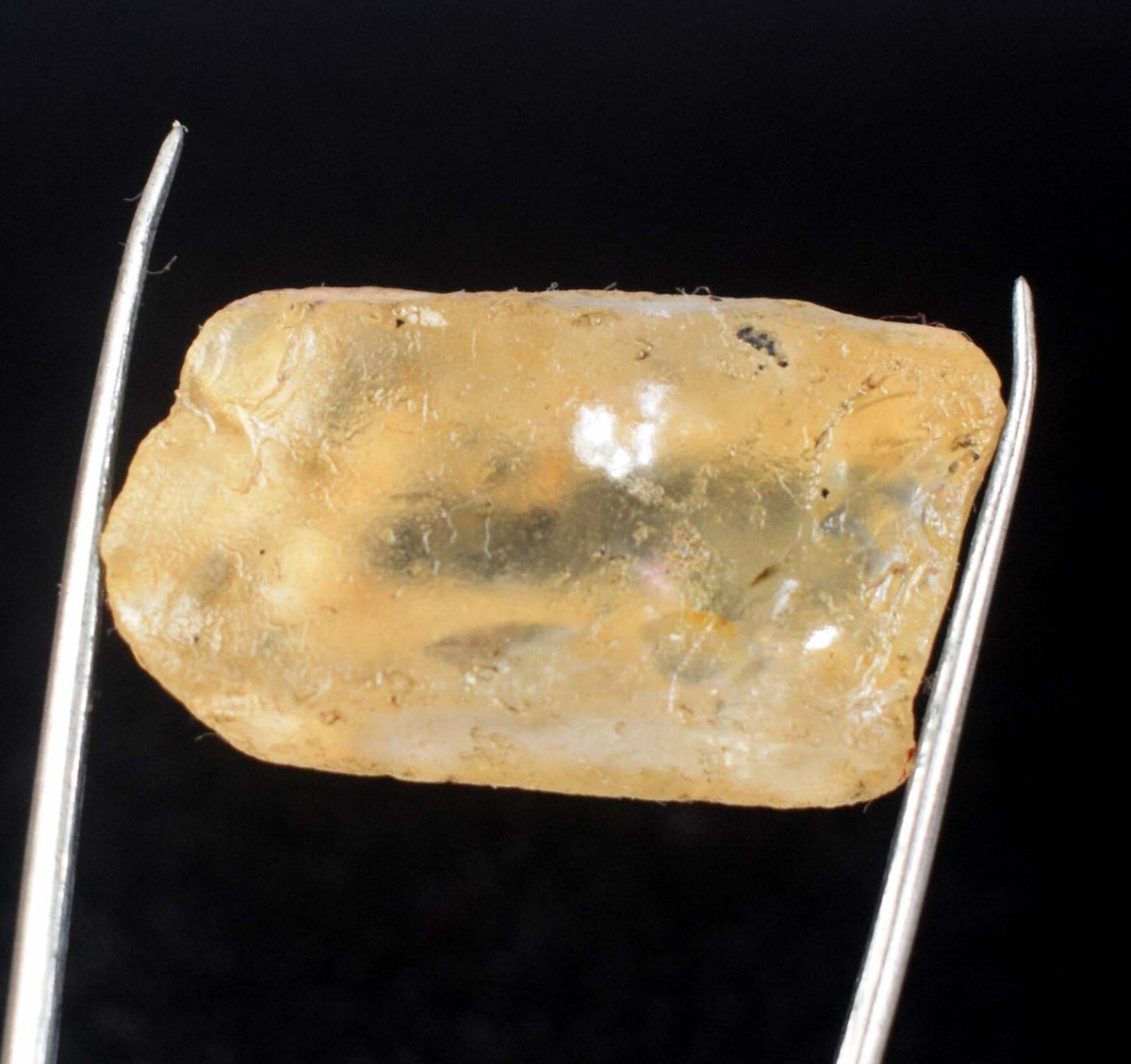 Pierre Précieuse Jaune Topaze Certifiée Carrée 65,60+ Ct Avec Cadeau