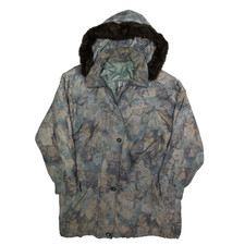 Fuchs & Schmitt Womens Jacket Green Hooded Floral Parka M