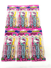 6 Packs Of 3 Hello Kitty Firefly Soft Bristle Kids Toothbrush Total of 18