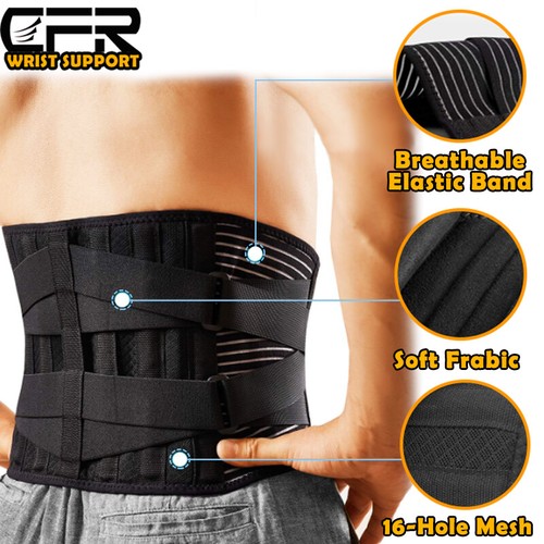 Cinturón soporte espalda lumbar cintura inferior lumbar soporte espalda alivio del dolor - Imagen 11 de 18