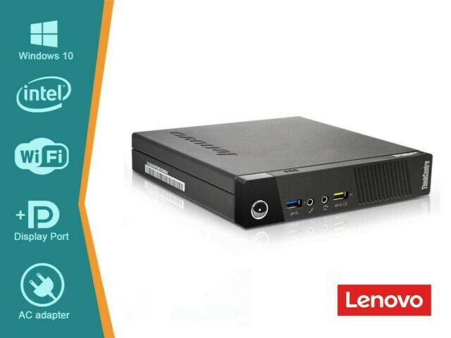 Lenovo ThinkPad M73 Tiny PC Core i5 4570T 16GB RAM 256GB SSD Win10
