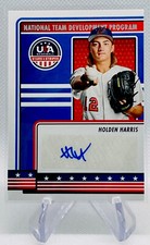 2023 USA Stars & Stripes Holden Harris National Team Development Auto #NTDP-HH