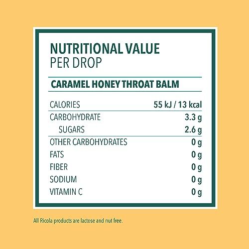 Ricola Throat Balm Caramel Throat Drops with Liquid Center 34 Count Coat & Pr... eBay