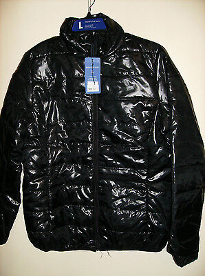 BLACK Puff JACKET W/ Carry Case Pouch SZ M NEW Machine BLACK Puff JACKET W/ Carry Case Pouch SZ M NEW Machine
