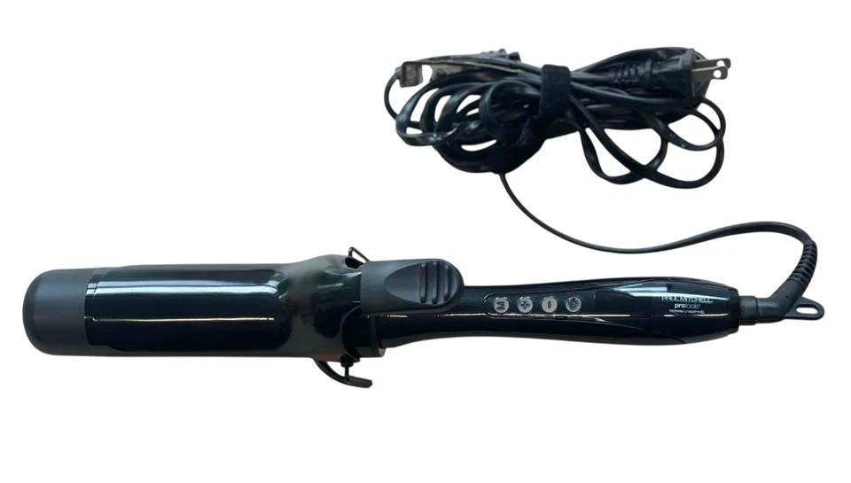 Rizador de cerámica Paul Mitchell Express Ion Curl, calentamiento rápido, 1,75" (E368) Foto 2 de 4