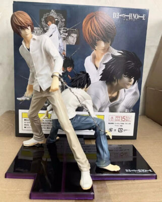 Anime Death Note Figure Light Yagami & L Pvc Model Statue