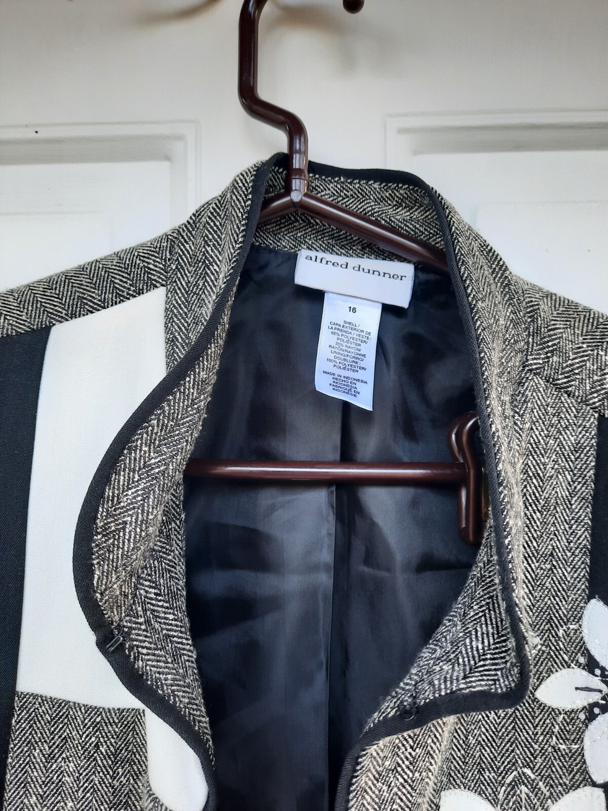 Grannycore Colorblock Patchwork Floral Embroidere… - image 4