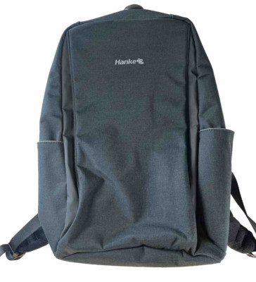 Hanke Smart Backpack Charges Your iPhone Tested Anti-theft Padded Black Clean