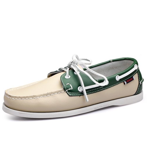 Genuine Leather Mens Comfortable Casual Boat Shoes Fashion Loafers Driving Shoes - Picture 14 of 36