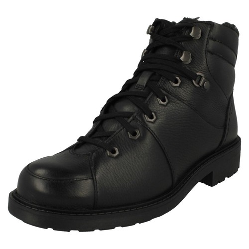 Clarks ORINOCO 2 HIKE WP Black Leather Warm Lined Ankle Boots Size UK 5D - Picture 5 of 5