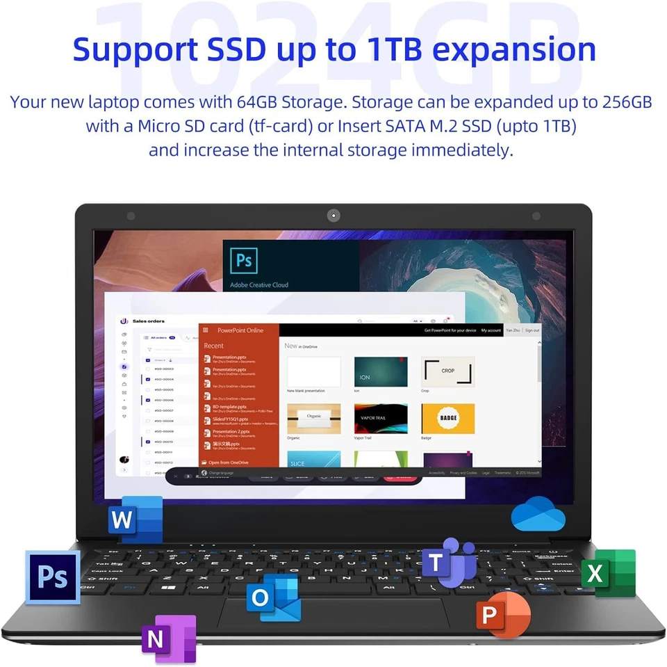 Jumper Ezbook S5 Go Laptop - 11.6" Display, Intel Quad-Core Processor, 4GB - Image 4 of 4