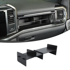 Passenger Co-Pilot Storage Insert Divider Panel Trim For Ford F150 2021-23 Black