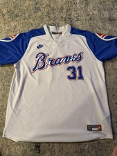 Atlanta Braves Greg Maddux Nike White 2025 Throwback Cooperstown Limited Jersey