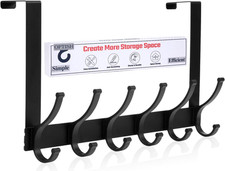 Over The Door Hooks, Door Hanger Hooks for Hanging, Over The Door Towel Racks fo