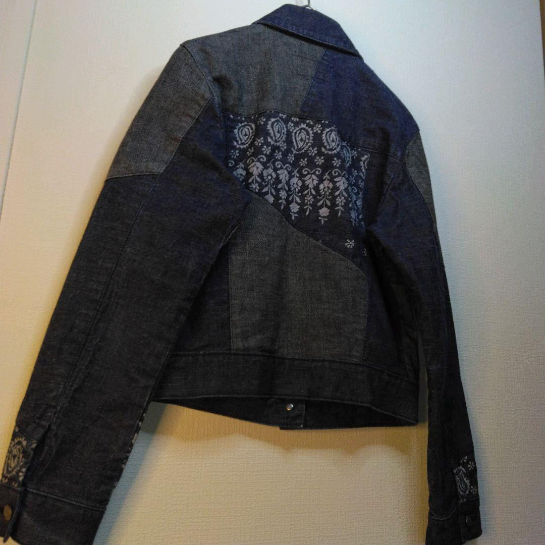 Burberry Blue Label Patchwork Denim Jacket Women'… - image 9