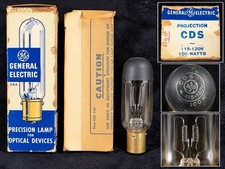 Vintage GE CDS CDX 100W 115-120V Projection Lamp Slide 16mm Projector Optical